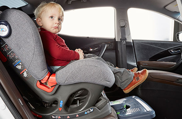 Kneeguard Kids Car Foot Rest for Children and Babies. Footrest is